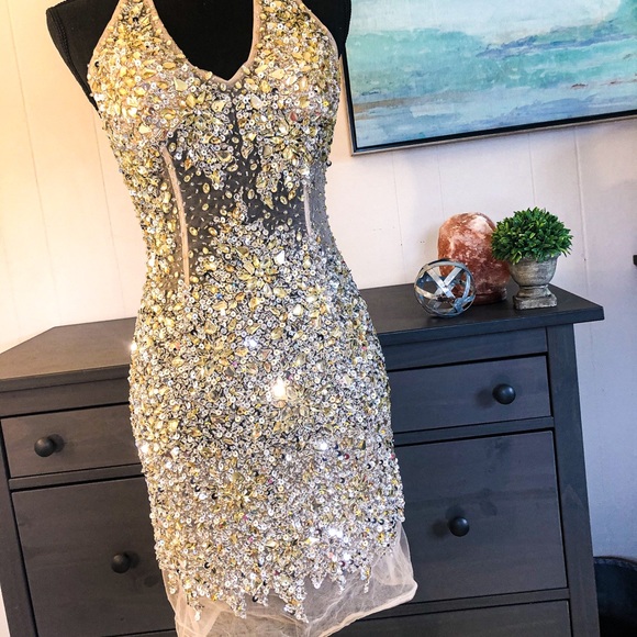 white christmas dresses TB114744 Tony Bowls main image 0